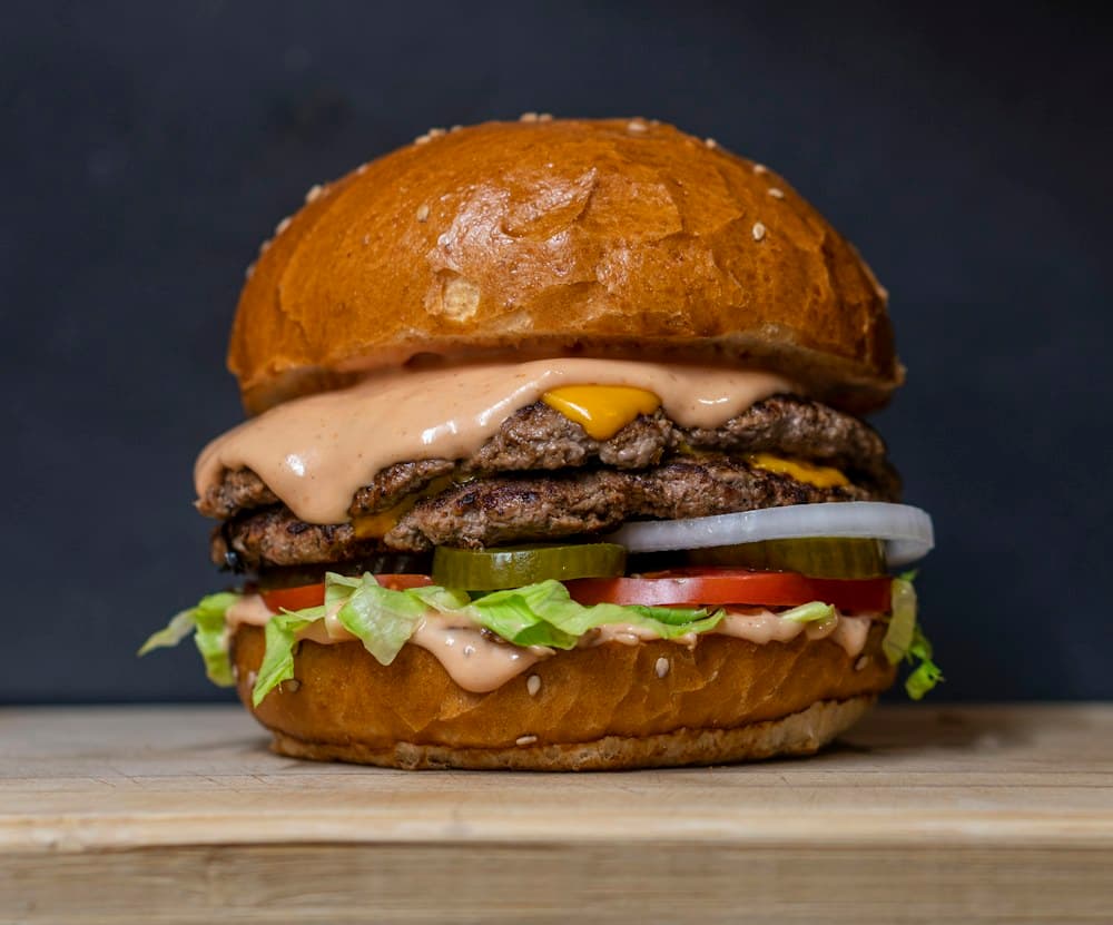 Hamburguesa, fotografía ilustrativa